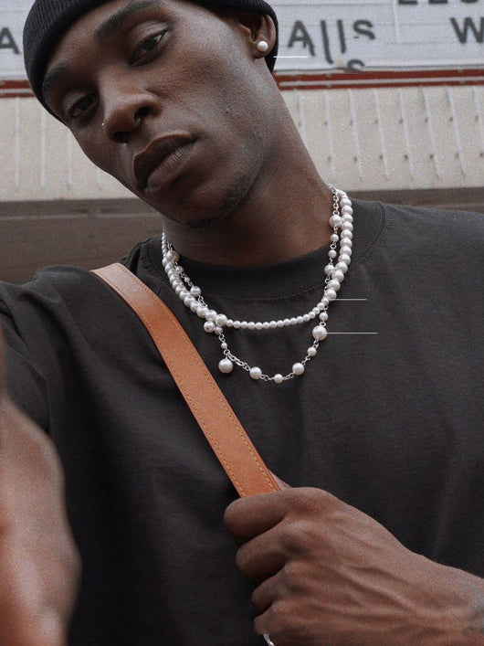 Collar de Perlas Hip Hop Unisex - Estilo Urbano - Image 6