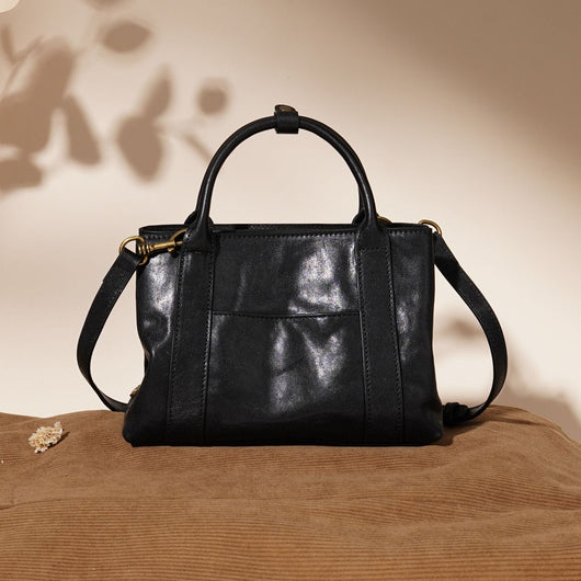 Bolso de Cuero Genuino Capacidad Grande - Bolsa Casual para Hombro - Image 4