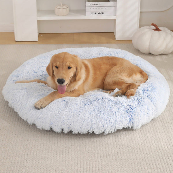 Cama Redonda Premium para Mascotas - Cómodo Refugio Cálido