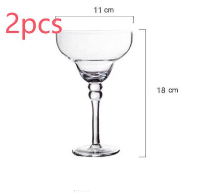 Copa Margarita de Cristal Pintada a Mano - Diseño Triangular Artístico - Image 31