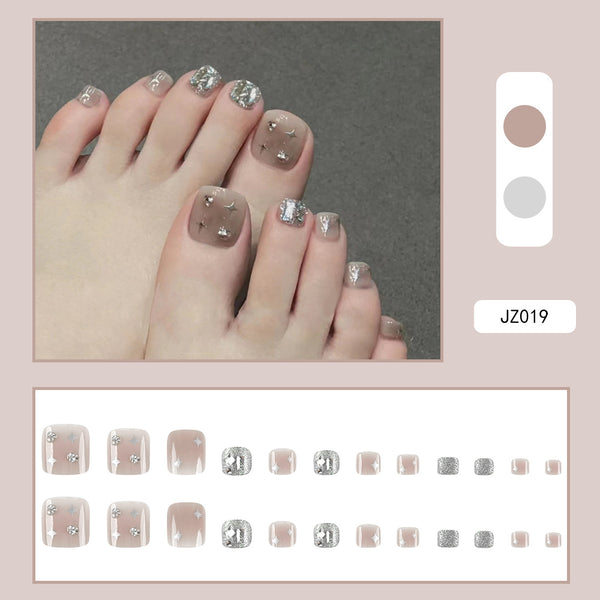 Uñas Postizas de Verano Removibles
