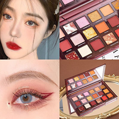 Paleta de Sombras 18 Colores Mate - Fórmula de Larga Duración - Image 11