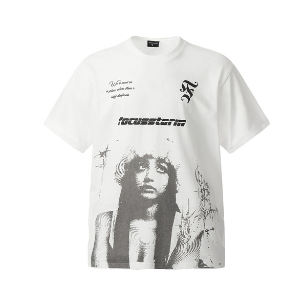 Playera Estampada de Manga Corta para Hombre