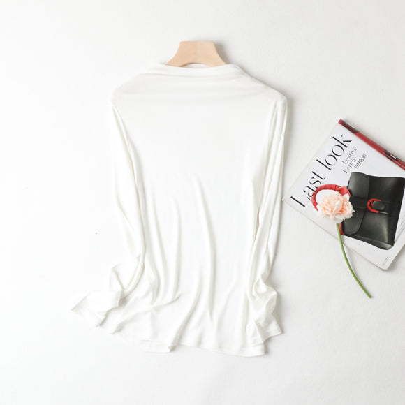 Blusa de Seda para Mujer - Prenda Base Elegante
