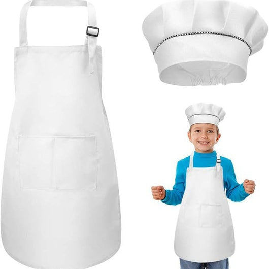 Uniforme de Chef y Delantal para Niños - Traje de Cocinero Infantil Personalizable - Image 17