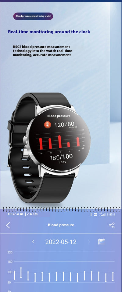 Pulsera Inteligente con Monitor de Glucosa y Temperatura Corporal - Image 18