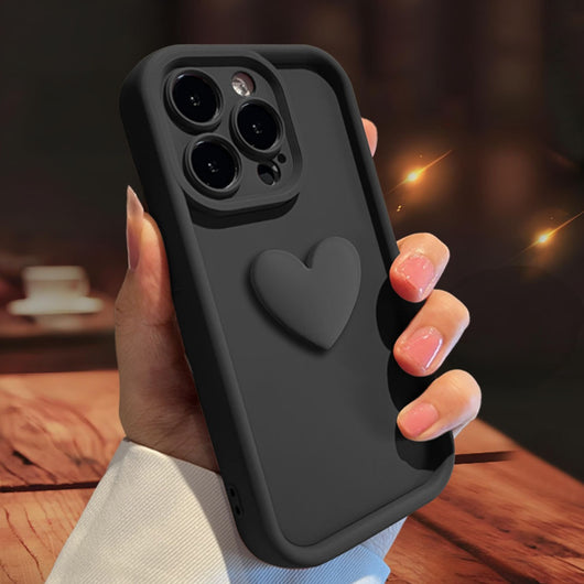Funda 3D Amor con Lente Esmerilado - Protección Total para tu Celular - Image 2