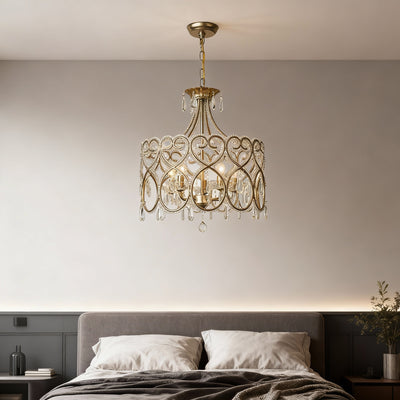Lámpara de Araña de Cristal Envejecido - Lujo Francés para Sala de Estar - Image 21