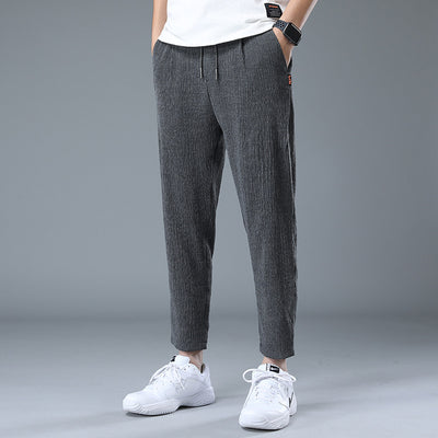Pantalones Casuales Sueltos de Algodón y Lino Trend Ice Silk - Image 16