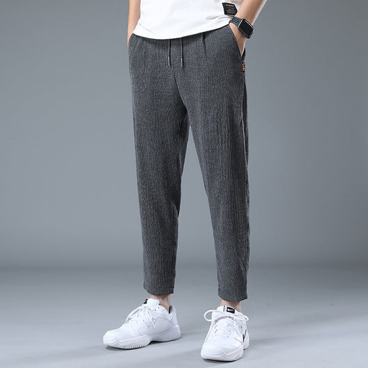 Pantalones Casuales Sueltos de Algodón y Lino Trend Ice Silk - Image 16