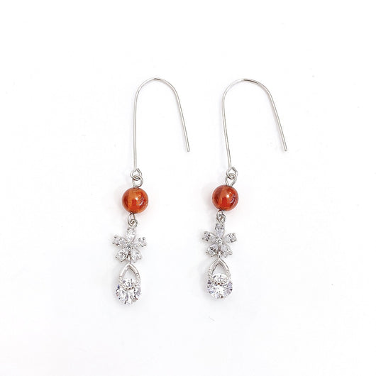 Aretes de Plata con Granado y Flor de Cerezo - Image 12