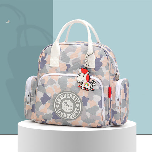 Bolsa Maternal Compacta Multifuncional con Estampado - Image 8