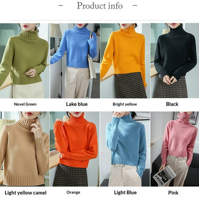 Suéter Lana Cuello Alto Slim Fit Mujer - Base Layer Premium - Image 20