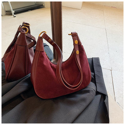 Bolsa Crossbody Retro Versátil con Textura Abrasiva - Image 10