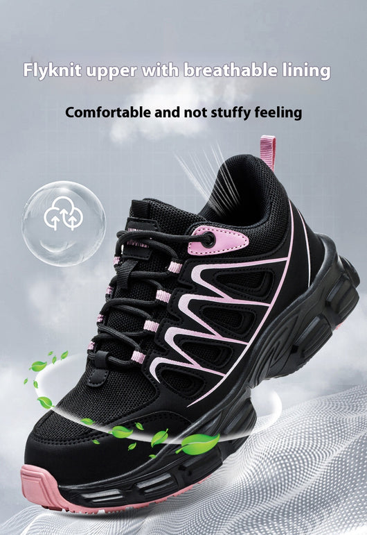 Zapatos de Seguridad Antiaplastamiento y Antipunción para Mujer con Punta de Acero - Image 12