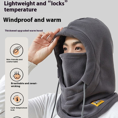 Pasamontaña Térmico Impermeable para Ciclismo y Deportes de Invierno
