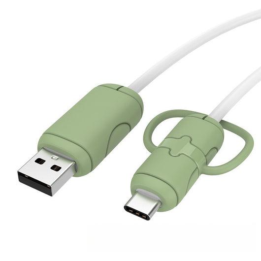 Cable de Datos Multiespecificación con Funda Protectora de Silicona y Correa de Almacenamiento - Image 6