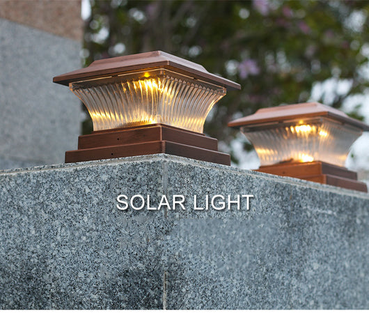 Lámpara Solar para Poste con Linterna Frontal - Image 9