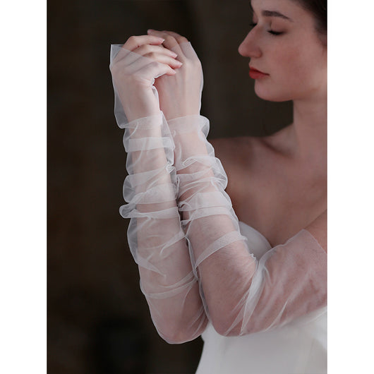 Guantes de Novia Elegancia Simple Super Fairy J - Image 9