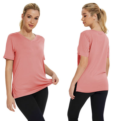 Blusa Suelta de Verano Cuello Redondo con Abertura Lateral - Image 16