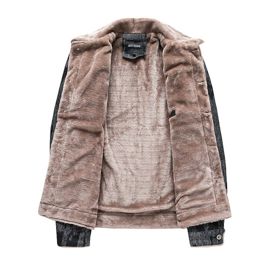 Chaqueta Fleece Plus para Hombre - Estilo Casual Deportivo - Image 8