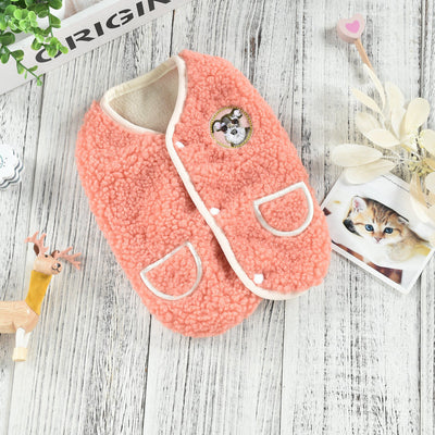 Chaleco Térmico de Polar para Mascotas - Abrigo de Invierno