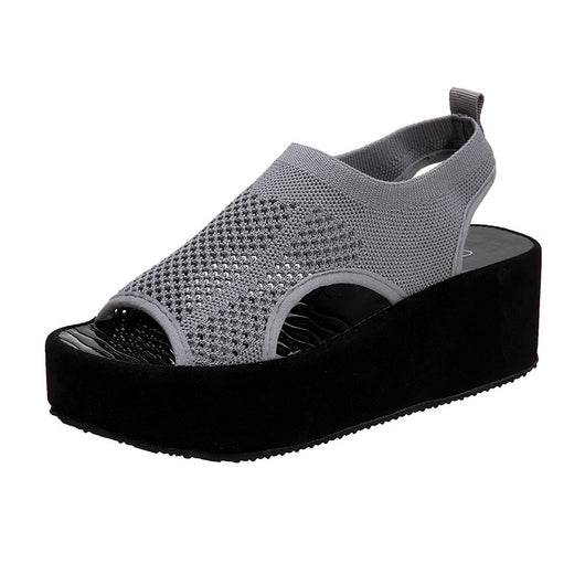 Zapatos Plataforma Tejidos para Mujer con Cuña Suave y Suela Flexible - Image 11