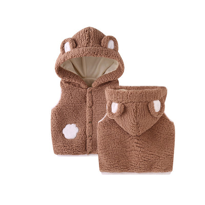 Chaleco Acolchado con Capucha para Niña - Abrigo Térmico Infantil - Image 14