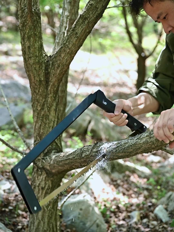 Sierra Plegable Portátil con Mango Ergonómico y Aleación de Aluminio