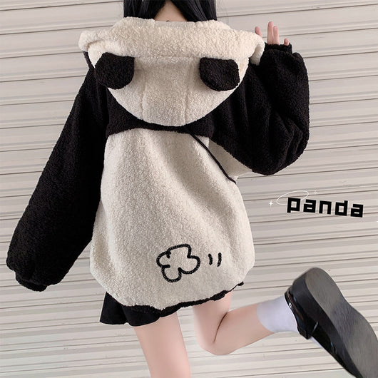 Abrigo de Lana de Cordero Grueso y Adorable para Niñas - Image 11