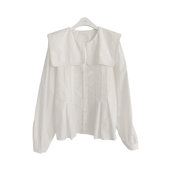 Blusa Retro de Encaje Diseño Exclusivo para Mujer - Image 2