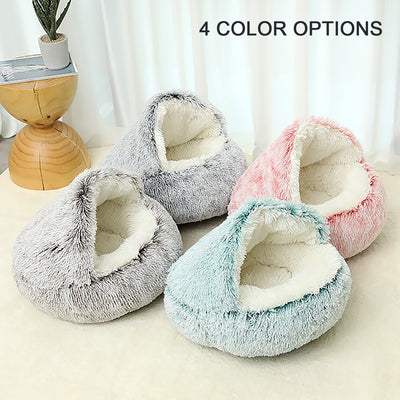 Cama Cueva Acogedora para Gatos y Perros - Diseño Tipo Donut Térmico - Image 3