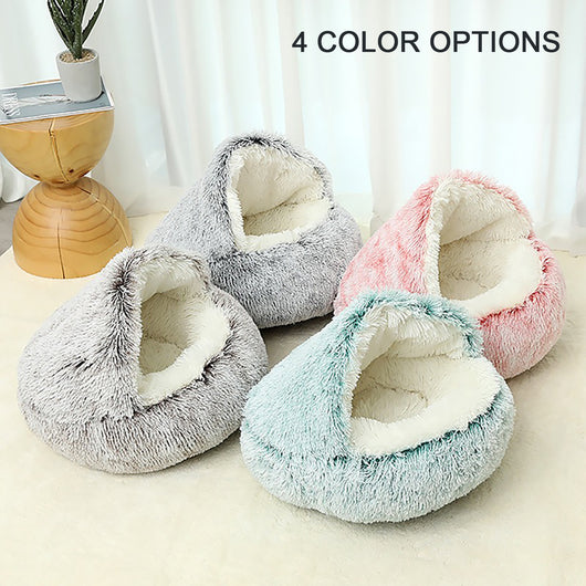 Cama Cueva Acogedora para Gatos y Perros - Diseño Tipo Donut Térmico - Image 3