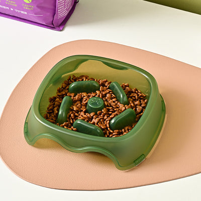 Comedero Lento Antiahogo para Perros - Plato Antiasfixia para Mascotas