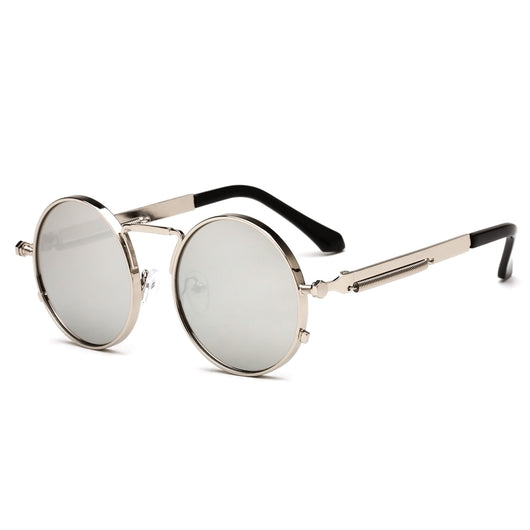 Gafas de Sol Redondas Punk con Resorte para Hombre y Mujer - Image 18