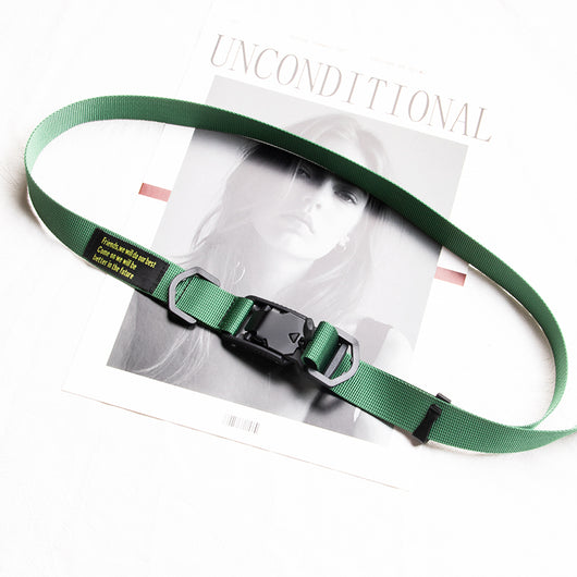 Cinturón de Lona con Hebilla Magnética para Hombre y Mujer - Image 2