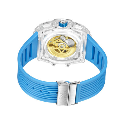 Reloj Automático Mecánico para Hombre Resistente al Agua con Esfera Transparente - Image 4