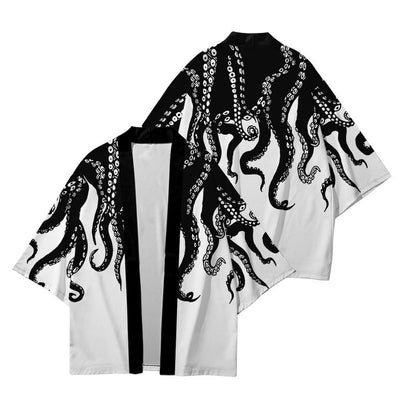 Camisa Suelta Hombre Estampado 3D Pulpo - Image 23