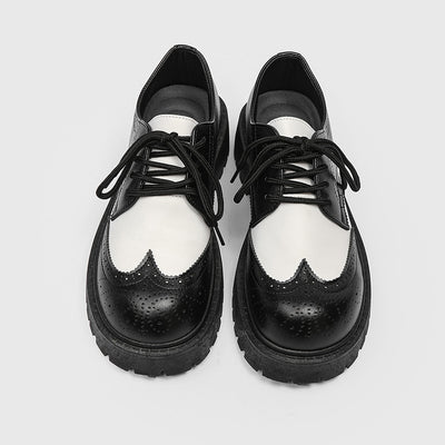 Zapatos de Cuero Casual con Tallado Brogue para Hombre - Image 7