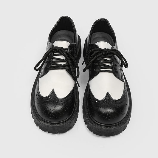 Zapatos de Cuero Casual con Tallado Brogue para Hombre - Image 7