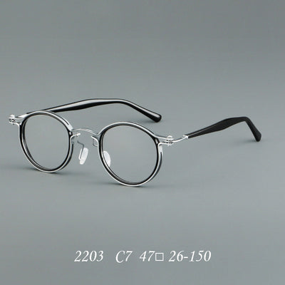 Gafas Retro Versátiles con Montura de Metal TR - Image 9
