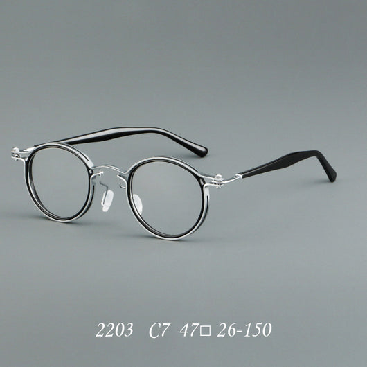 Gafas Retro Versátiles con Montura de Metal TR - Image 9