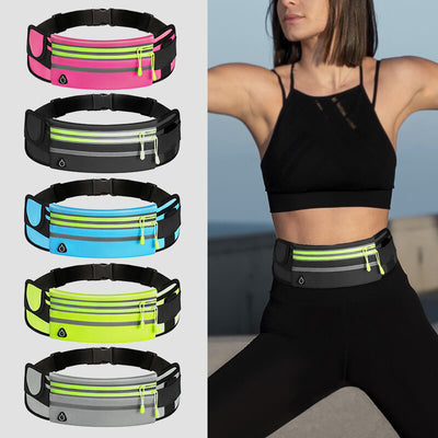 Riñonera Deportiva Impermeable con Doble Cierre