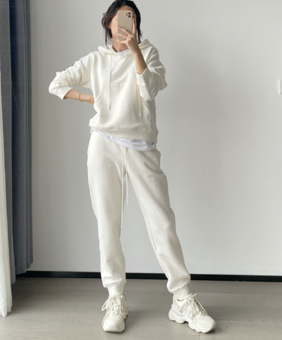 Conjunto de Sudadera con Capucha y Pantalón Deportivo Elástico - Image 10