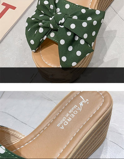 Pantuflas Cuña Alta Fashion Word Out - Image 4
