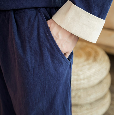 Traje Hanfu Suelto de Talla Grande para Hombre - Estilo Personalidad - Image 16