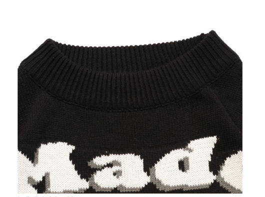 Suéter Holgado de Punto con Diseño Casual Realista de Oso - Image 8