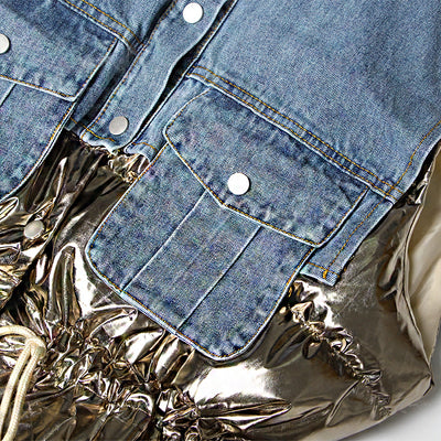 Chaleco Denim Casual para Mujer con Costuras Decorativas - Image 17