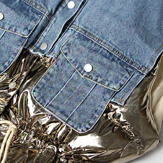 Chaleco Denim Casual para Mujer con Costuras Decorativas - Image 17