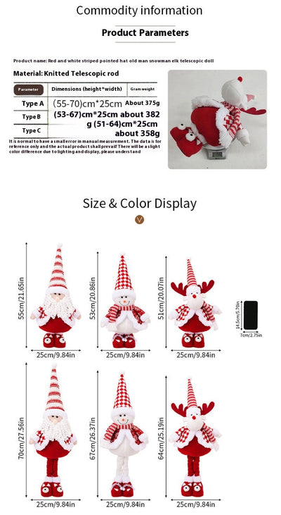 Adornos Navideños con Muñecas - Decoraciones Festivas - Image 10
